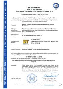 TÜV SÜD FPC certificate DE